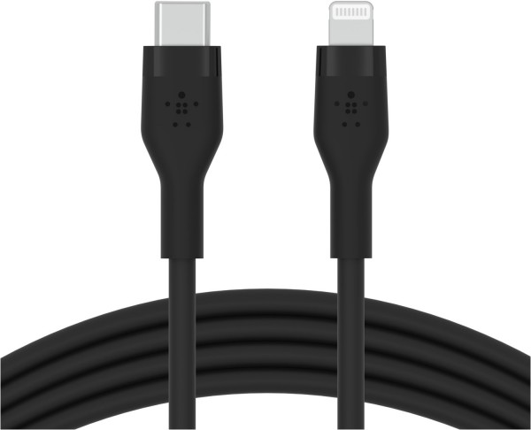 Flex Lightning/USB-C Kabel (2m) schwarz