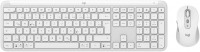 Signature Slim Combo MK950 (DE) Kabelloses Tastatur-Set grauweiß
