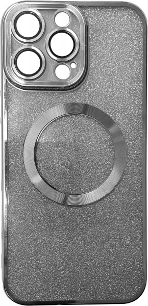 MagSafe Backcover Glamour für iPhone 16 silber