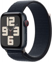 Watch SE (44mm) GPS+4G Smartwatch 2. Generation, Alu mit Sport Loop mitternacht/mitternacht