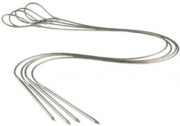 Flexibles Grillspieß-Set Edelstahl