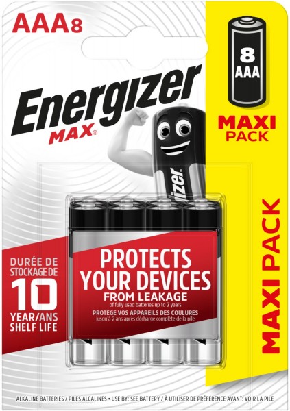 Max AAA 8er Blister Micro-Batterie