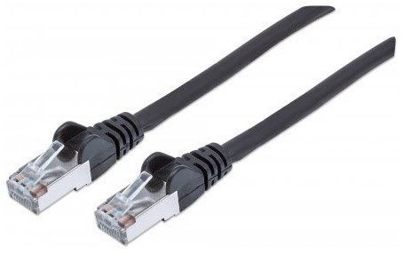 Patchkabel RJ45 S/FTP Cat6 LSOH Patchkabel schwarz