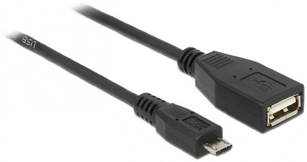 USB micro-B St > USB 2.0-A Bu (50cm