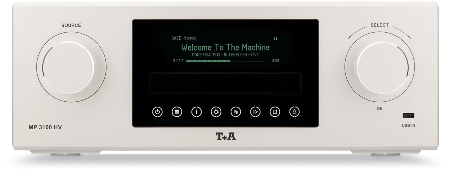 MP 3100 HV (V2.1) Netzwerkspieler silber/schwarz