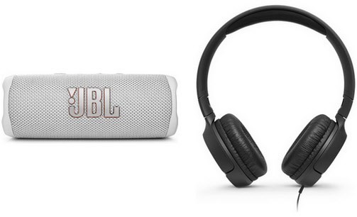 JBL Flip 6 Bluetooth-Lautsprecher inkl. Tune500 weiß | EURONICS