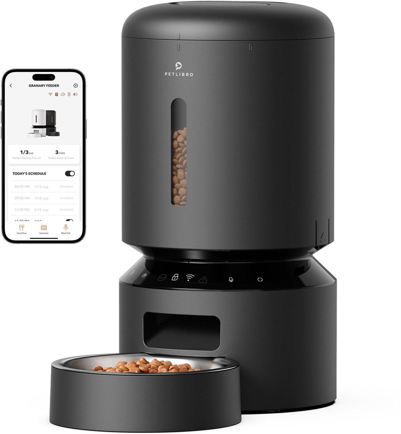 Granary WiFi (5l) Automatischer Futterspender schwarz