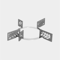 KPDSN75L Kunst-Abstellroste Blätter titanium