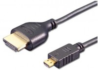 HDMI 11 HDMI-Adapterkabel (1,8m) Stecker Typ-A > Stecker Typ-D schwarz