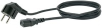 Stromversorgungskabel (1,8m) Schukostecker > Kaltgerätebuchse schwarz