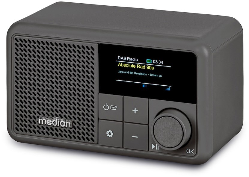 Life S66822 (MD44822) Kofferradio mit DAB/DAB+ grau