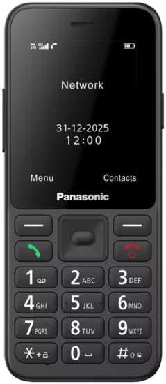 KX-TF600 Seniorenhandy schwarz