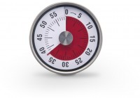 Visueller Küchentimer mit Magnet silber/schwarz