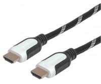 HDMI-Kabel (0,5m) mit Ethernet und Stoffummantellung