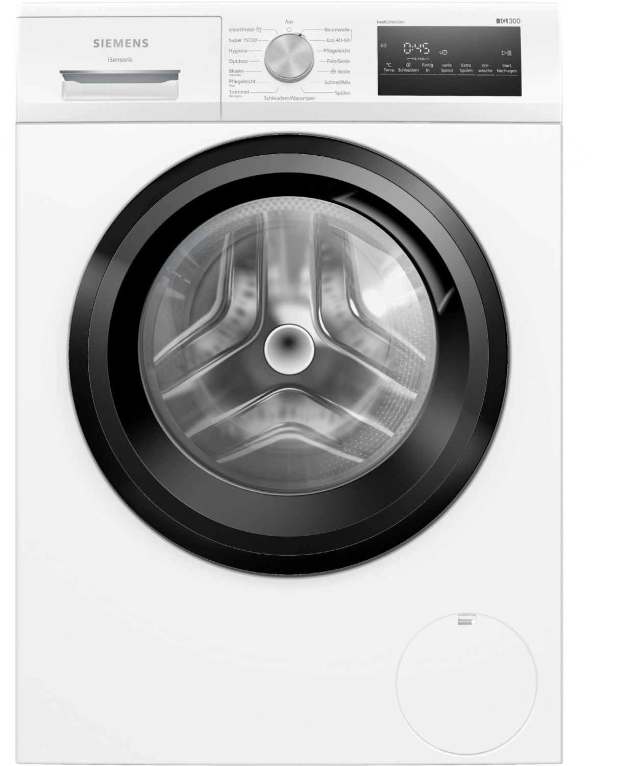 WM14N2G4 Stand-Waschmaschine-Frontlader weiß, 8 kg, 1400 U/min, iQ300, 71 dBA