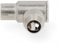 CSGB40925ME 90° IEC-Stecker (2 Stk) silber