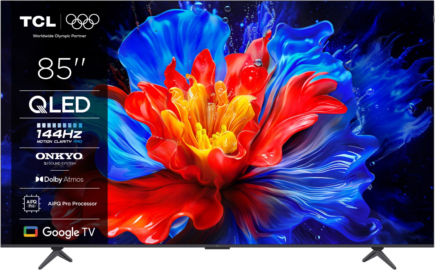 85P89K 215 cm (85") QLED-TV brushed metal, 4K Ultra HD, Smart-TV, 120 Hz, DVB-T2/DVB-C/DVB-S2, Sprachsteuerung