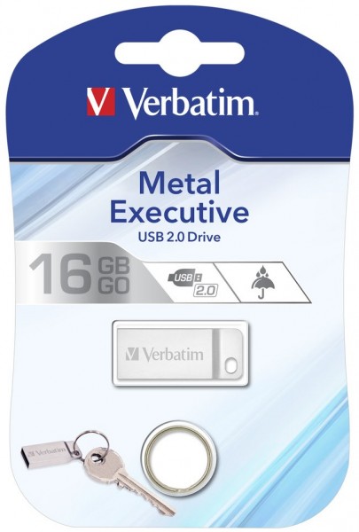 Metal Executive USB 2.0 (16GB) silber