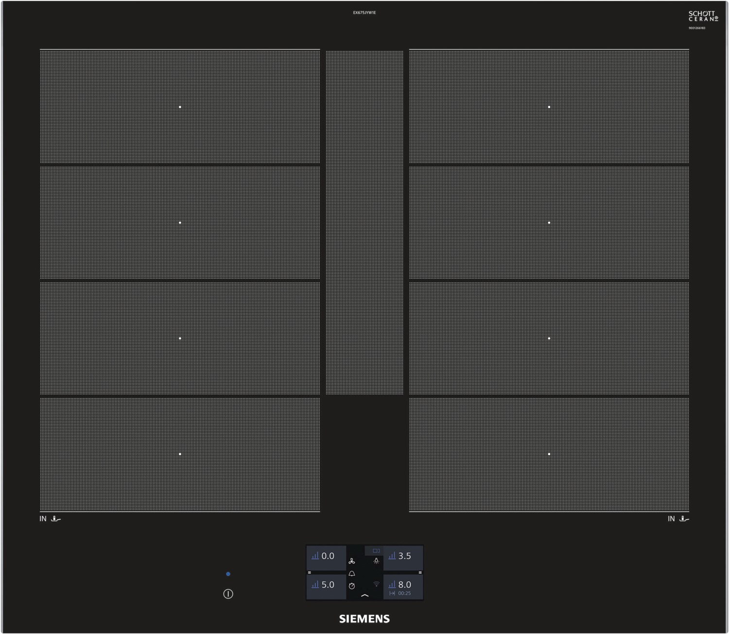 Image of EX675JYW1E Autark-Induktionskochfeld alu