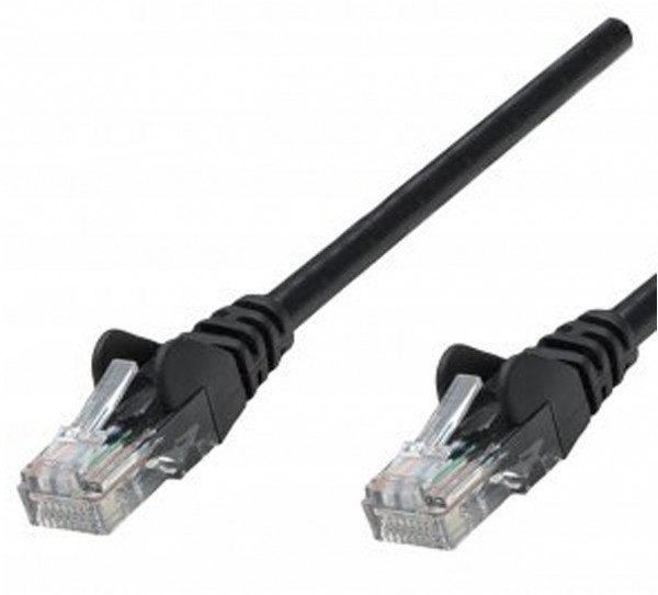 Patchkabel RJ45 S/FTP Cat6 LSOH schwarz (1,5m)