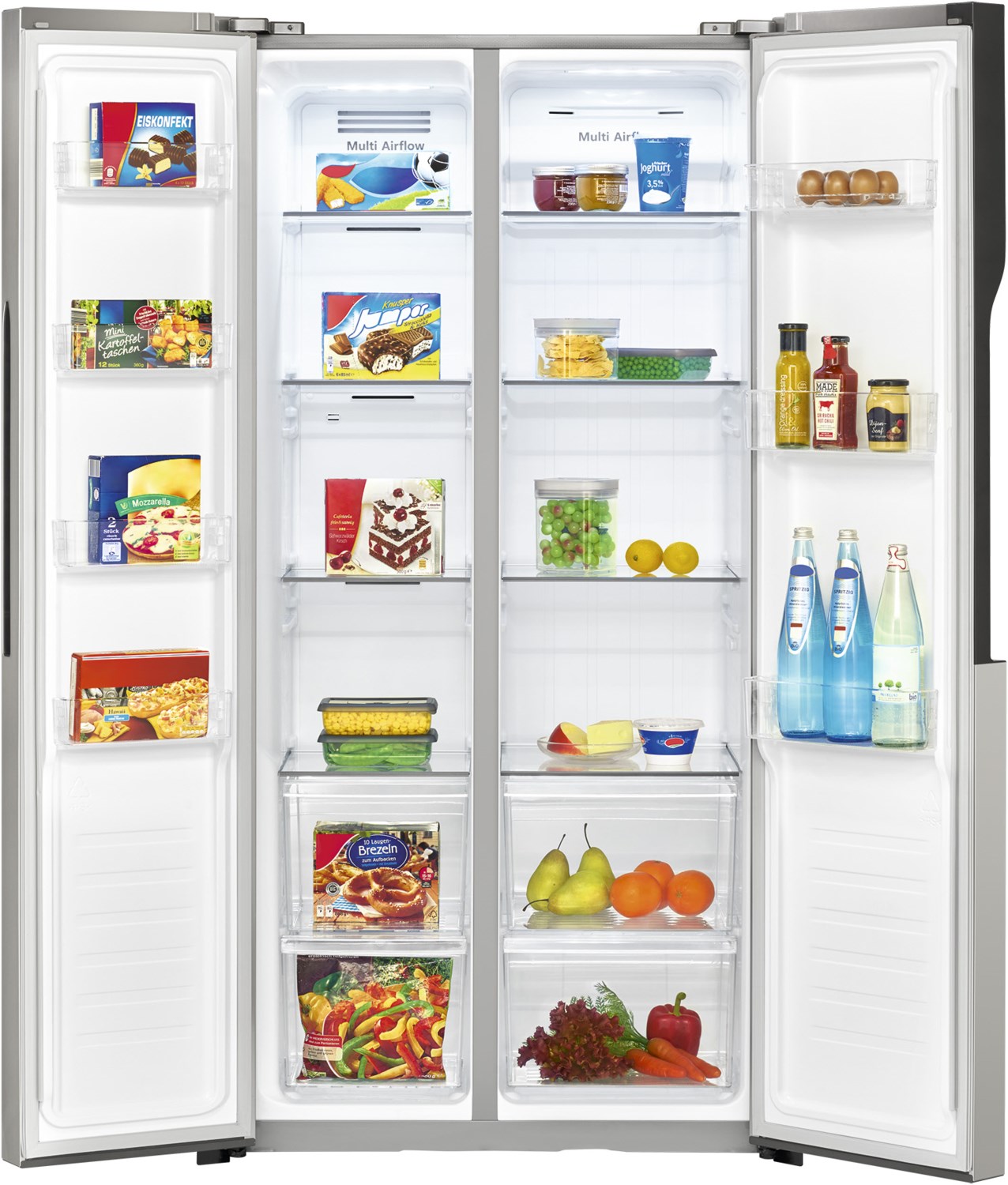 BOMANN SBS 7324 Kühl-/Gefrierkombination edelstahl-look/cleansteel / E ...