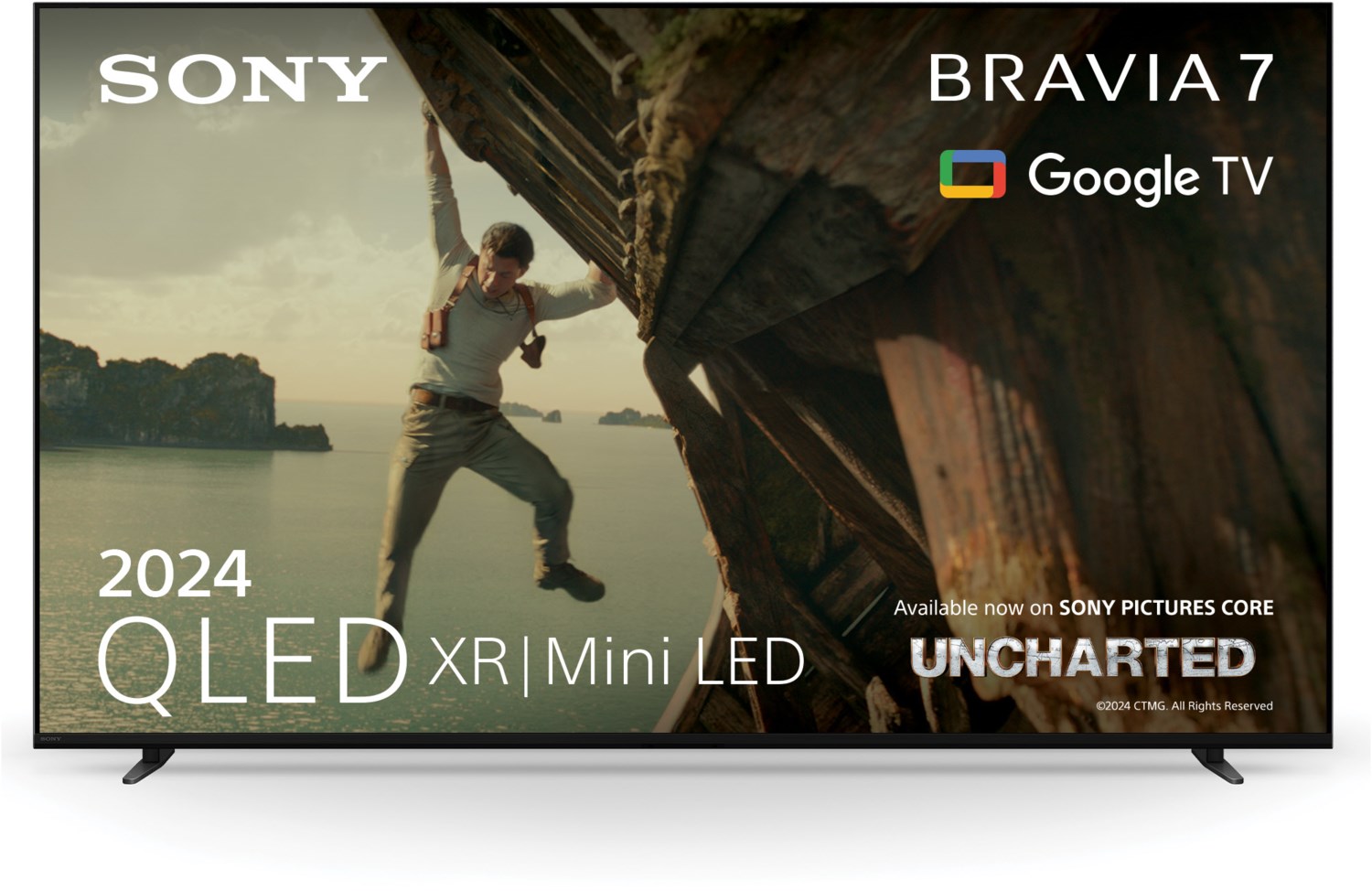 Sony BRAVIA 7 Mini-LED-TV mit 65 Zoll (K-65XR70, 165 cm, QLED, Dolby Atmos, Dolby Vision, 4K, HDMI 2.1, Google TV)