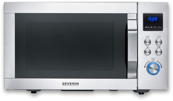 Image of MW 7918 Stand-Kombi-Mikrowelle edelstahl/silber
