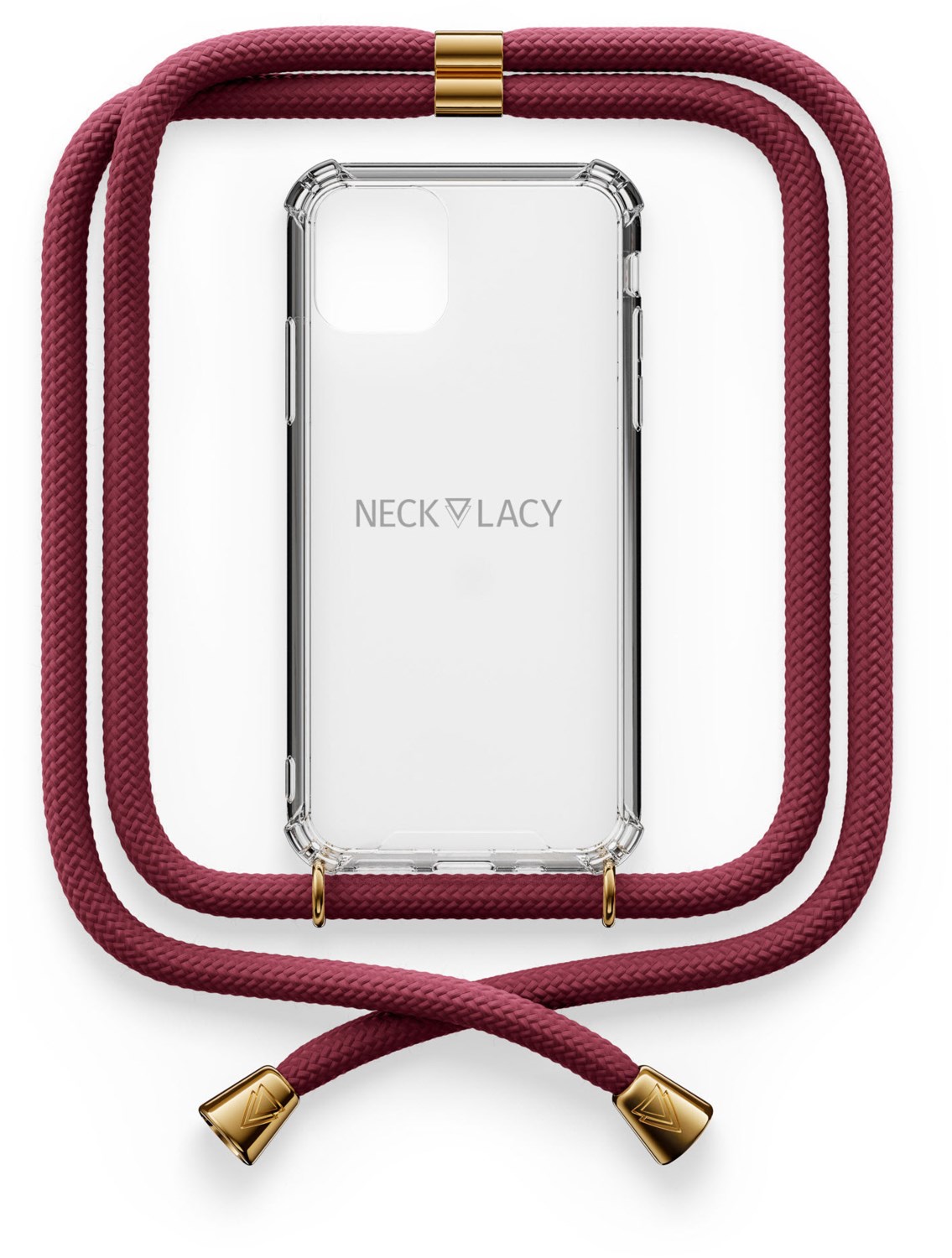 Necklace Case für iPhone 12 mini berry
