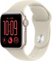Apple Watch SE 3 (40mm) GPS Smartwatch Alu mit Sportarmband M/L polarstern/sand