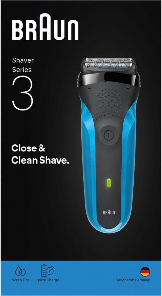 310 Series 3 Rasierer schwarz/blau