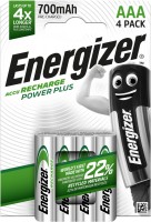 NiMH Power Plus AAA 700mAh Akku 4er Blister