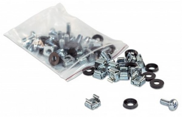 Schraubensatz 50-teilig silber
