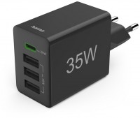 Multi USB/USB-C Ladegerät (35W) schwarz