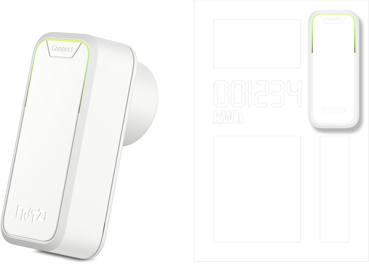 FRITZ!Smart Energy 250 - Intelligenter Stromsensor - Weiß