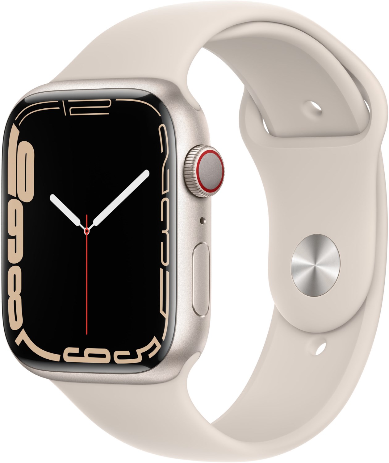Image of Watch Series 7 (45mm) GPS+4G Alu mit Sportarmband polarstern/polarstern