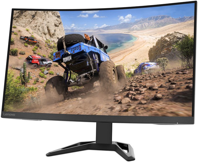 Lenovo Gaming-Monitor mit Curved Display schwarz