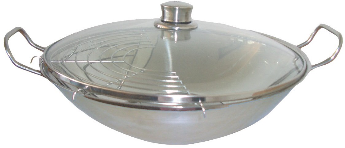 HZ390090 Wok edelstahl