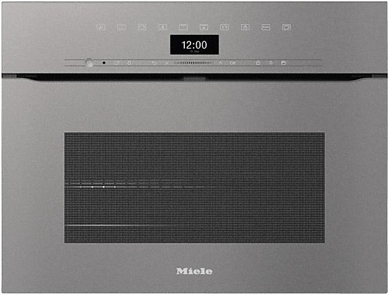 H 7440 BPX Kompakt-Backofen graphitgrau, 49 l, schnelles Vorheizen, pyrolytische Selbstreinigung, 59,5 cm breit, A+