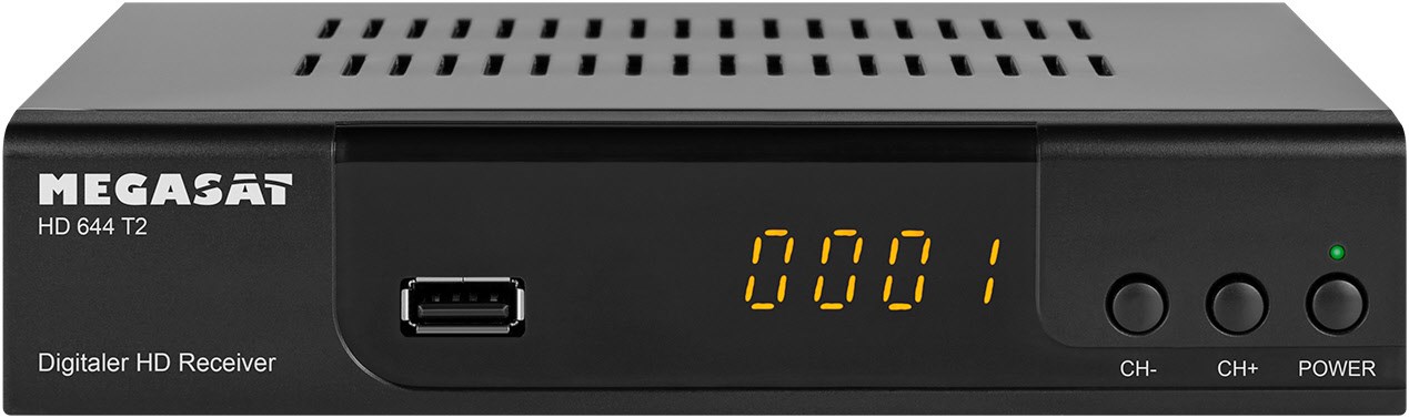 HD 644 T2 DVB-T2 Receiver schwarz