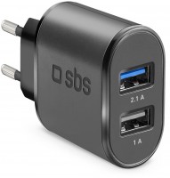Dual USB Ladegerät (10W) schwarz