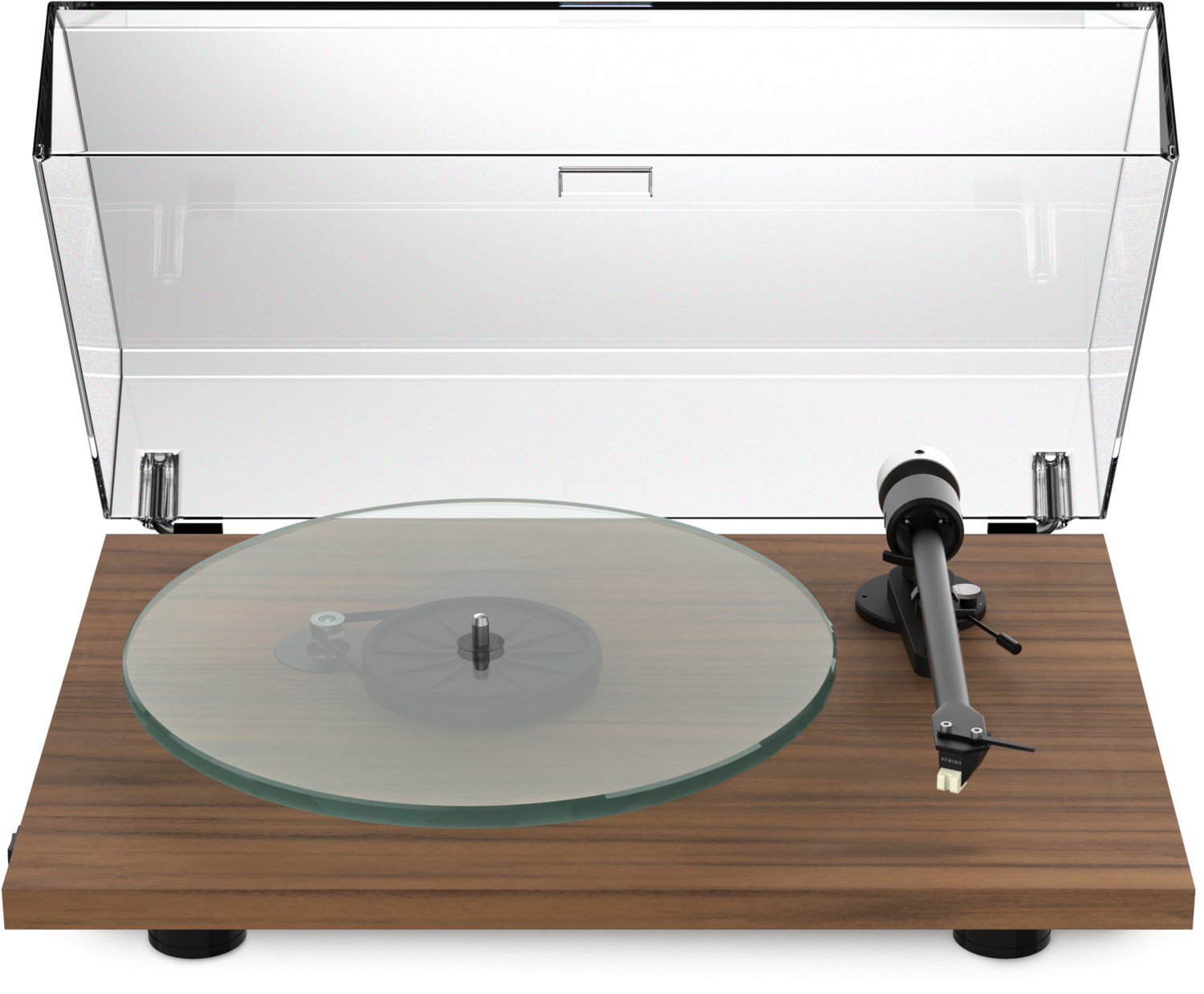 T2 Super Phono Plattenspieler walnuss
