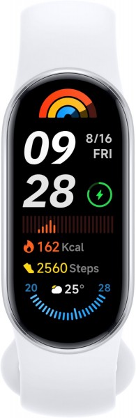 Smart Band 9 Activity Tracker glacier silver, Schlafüberwachung, 21 Tage Akkulaufzeit, Trainingsdatenerfassung, wasserdicht, Schrittzähler