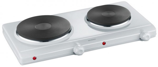 DK 1042 Doppelkochplatte weiß
