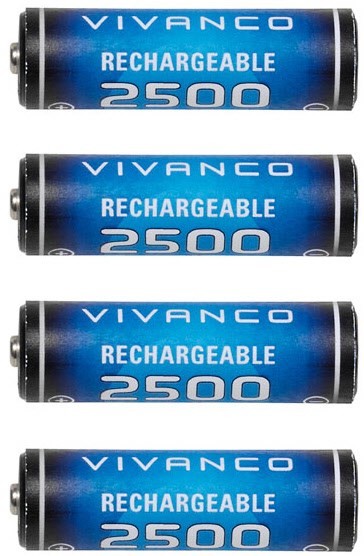 RC NiMH AA 2500-4 4er Blister Akku