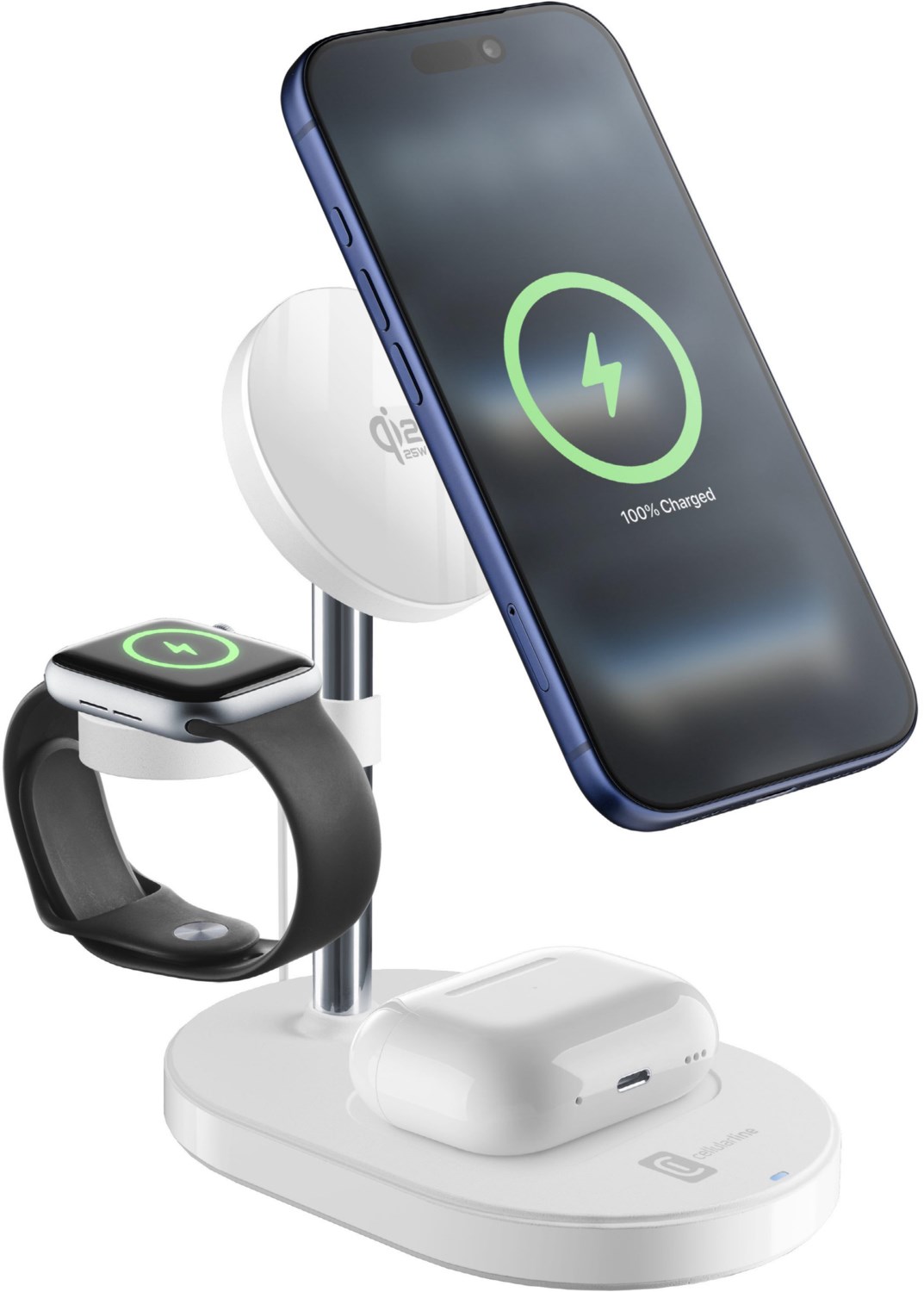 Mag Trio Qi2.2 MagSafe Charger (25W) weiß