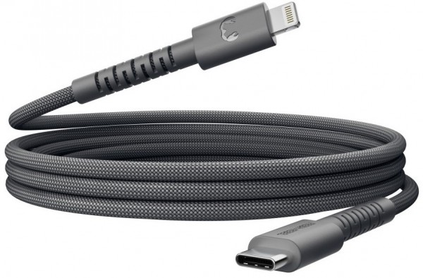 FlexWave USB-C>Lightning Kabel (2m) strom grey
