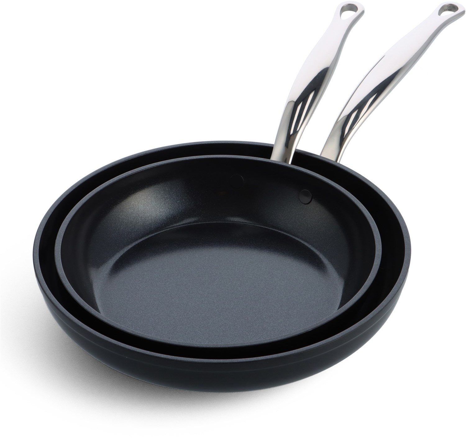 Barcelona Pro Bratfpfanneset 2 tlg. (24+28cm) schwarz