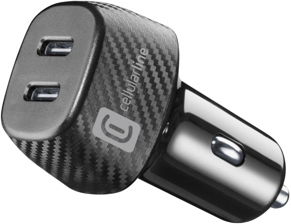 Dual USB Ladegerät (40W) Auto-Ladegerät schwarz