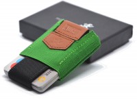 Zugband Slim Wallet grün