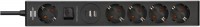Steckdosenleiste 5-fach mit USB